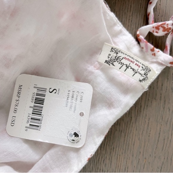 FREE PEOPLE Dessa Woven Floral Bodysuit S - Picture 12 of 12